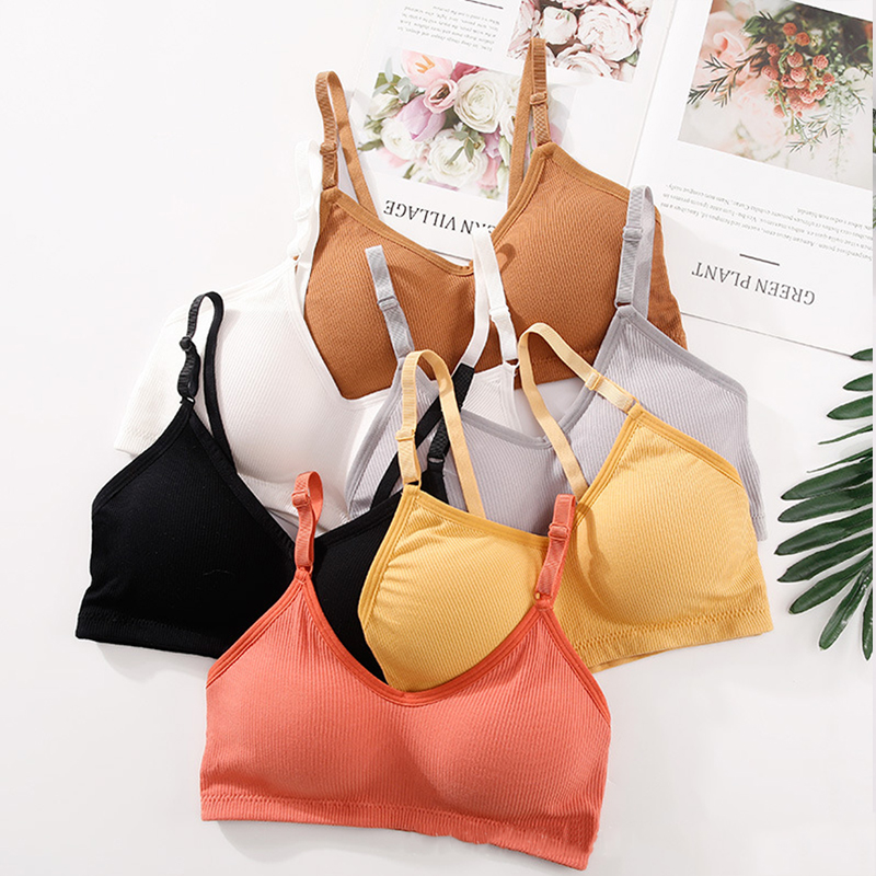 Летний бесшовный бюстгальтер б – обзор и цена Bralette Triangle Set