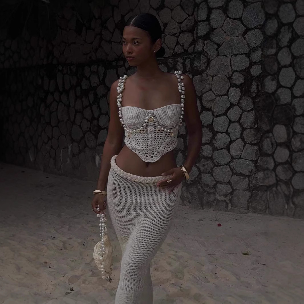 Сексуальный укороченный жилет  – обзор и цена Crop Top Crochet