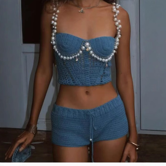 Сексуальный укороченный жилет  – обзор и цена Crop Top Crochet