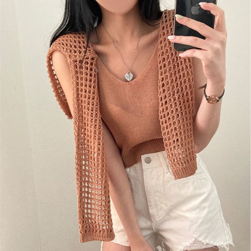 Вязаный кроп-топ с длинными ру – обзор и цена Crop Top Crochet