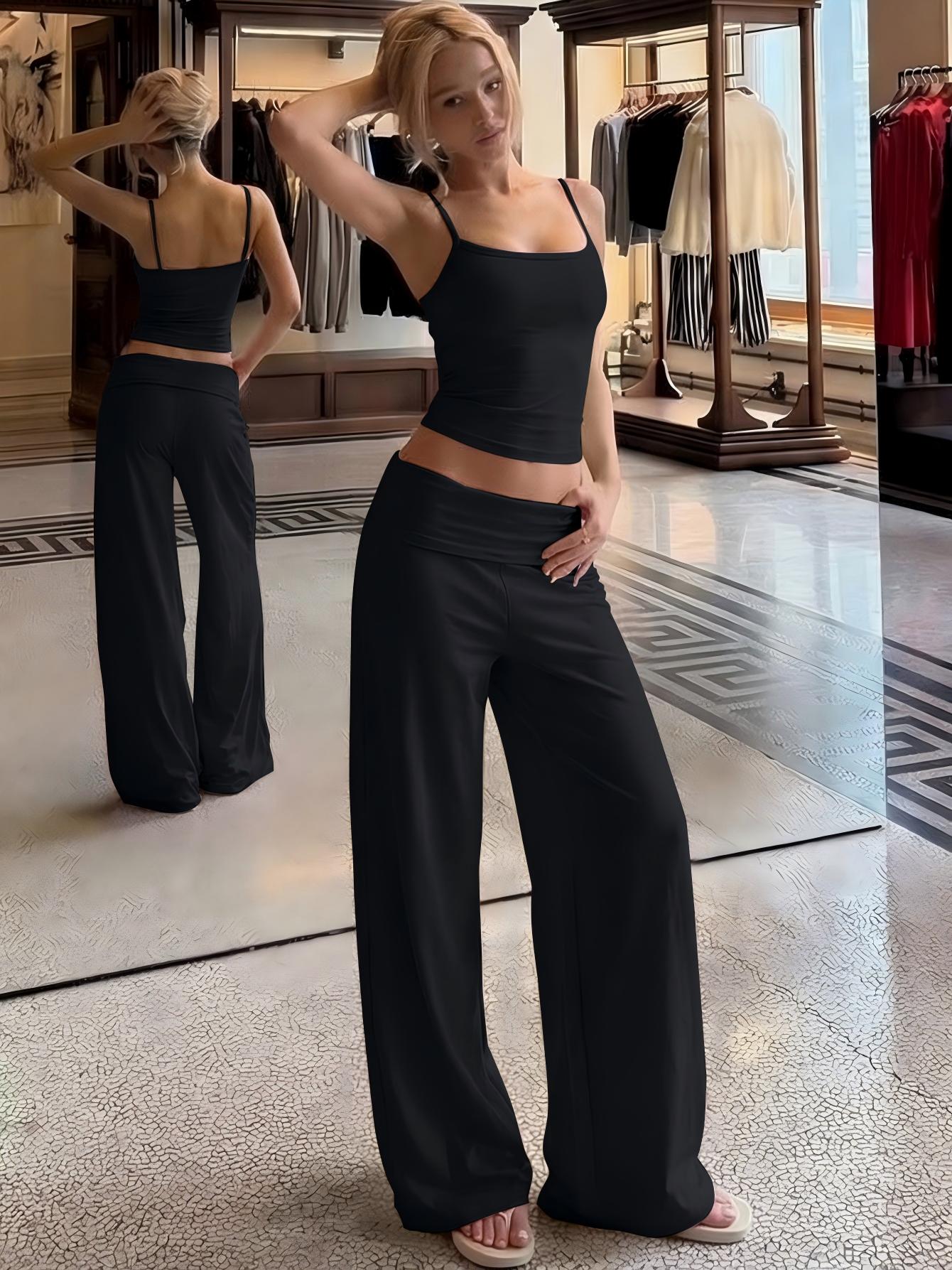 Модный комплект Hugcitar из 2  – обзор и цена Crop Top Crochet