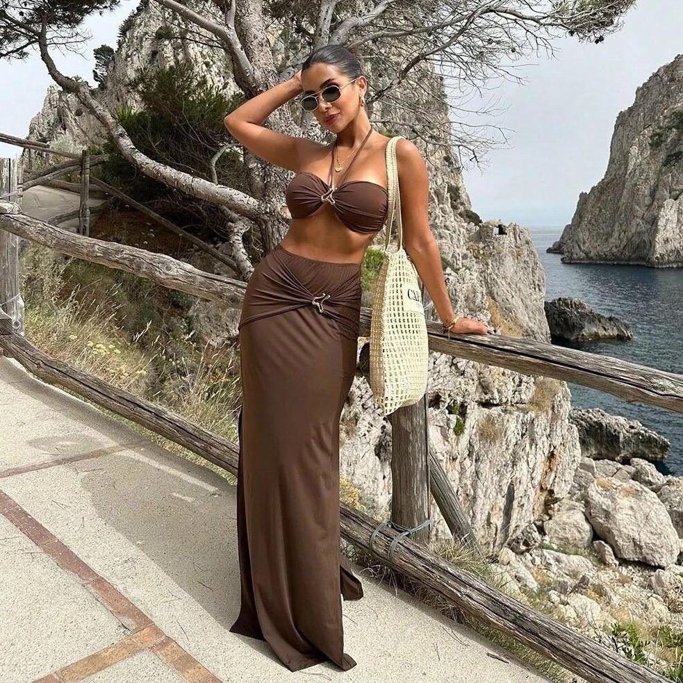 Женский комплект танкини без р – обзор и цена Swimsuit Bikini Ruched